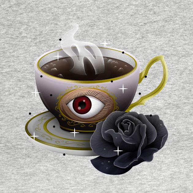 Black Rose Tea by Firebluegraphics